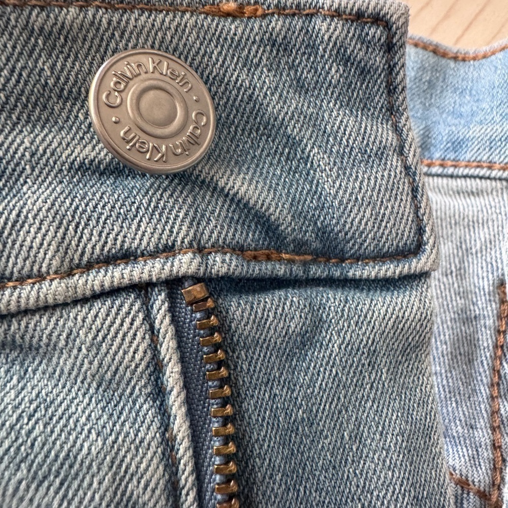 Calvin Klein Women's Light Blue Flare Jeans - Picture 5 of 7
